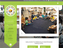 Tablet Screenshot of freeholdmontessori.com